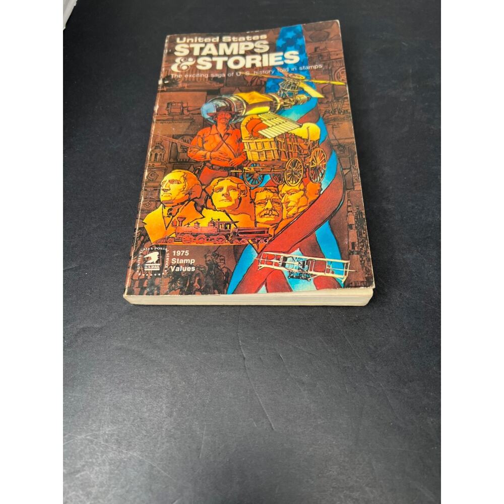 VTG 1975 United States Collector “Stamps & Stories” Paperback Book